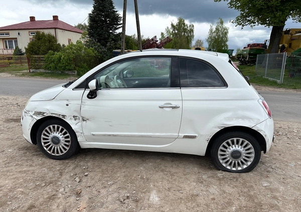 Fiat 500 cena 10500 przebieg: 172419, rok produkcji 2008 z Barlinek małe 106